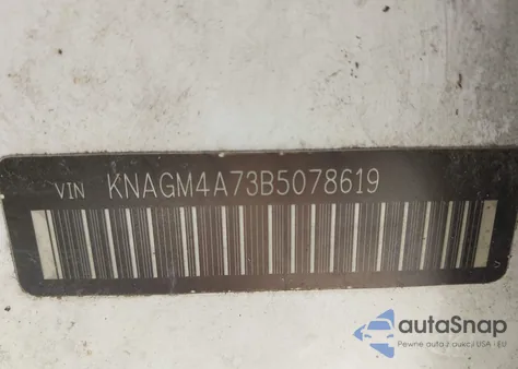 2011 Kia Optima Lx z USA, uszkodzony, nr VIN KNAGM4A73B5078619